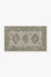 90' x 150' | Machine Washable Runner Rug | Kid & Pet Friendly | Indoor Rug | Maxine Natural Sage Flatwoven Rug | Ruggable