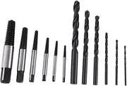 ViaGasaFamido 12-Part with Broken Mother Practical Tools for Removing Screw/Fastener Bolts with Drills for Broken or Damaged Screws from 4 Mm to 25 Mm, Pullers for