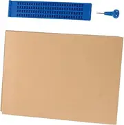 TOKIDNY Portable Writing System 4 Line 28 Cell Board with Stylus Learning Tool for Education