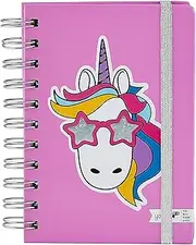 Yoobi A6 Unicorn Print Spiral Notebook