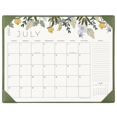 Desk Calendar 2025-2026 with Desktop Mat, Large Desk Pad Calendar 22 x 17 Inc...