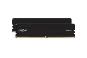Crucial Pro 16GB (1x16GB) DDR5 UDIMM 6000MHz CL48 Black Heat Spreaders Desktop PC Gaming Memory CP16G60C48U5