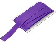 uxcell Double Fold Bias Tape for Sewing 1 Inch x 12 Yards Satin Pre-fold Continuous Binding Tape for Seaming Quilting Hemming Binding DIY Crafts, Purple