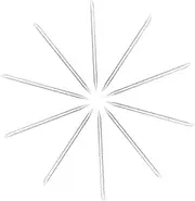 CANIGHT Flower Dotting Pen for Nail Art Pcs Reusable Cuticle Pusher Sticks For- Nail Care