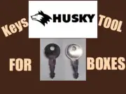 HUSKY R612 SET OF 2 REPLACEMENT KEYS HOME DEPOT TRUCK TOOL BOX FREE SHIPPING