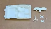 AMT 1/25 1963 CHEVROLET CORVETTE STING RAY INTERIOR AND RELATED PARTS