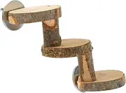 Toddmomy Small Animal Platform Playground Wood Stand Hamster Ladder Hamster Climbing Toy