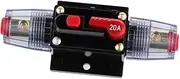 BaotyJie 300 Amp Manual Circuit Breaker Switch for 12V/24V Marine Applications, 20A