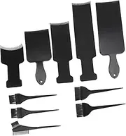 TOVINANNA Hair Dyeing Tools Set 10pcs Kit Highlighting Board Brush for Easy Convenient Coloring