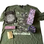 Belladona Lot T-shirt Enamel Pin Trinket Box Trivet Glass Soda Cup Tea Spoons