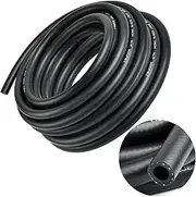 20 Ft Fuel Line Hose, 3/8" ID x 2/3" OD NBR Rubber Hose, High Pressure 300 PSI Boat Fuel Tube for Motorcycles, Marine Boat Outboard, Automotive Fuel Systems Engines