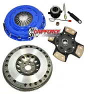 FX 4 PUCK STAGE 3 CLUTCH KIT+SLAVE+XLITE FLYWHEEL for 89-90 CHEROKEE WRANGLER (for: Jeep)