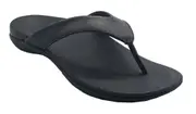AXIGN 90 Mile Orthotic Arch Support Flip Flops Thongs w Leather Strap Archline