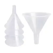 6 Pack Plastic Funnels Multipurpose for Bottle Filling Liquid Transfer