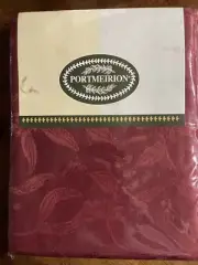 Portmeirion Ruby Red 60x84 Oblong NIP Tablecloth
