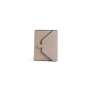 [Valextra] Valextra-Beige Iside Calf Leather Wallet-Donna OS OS