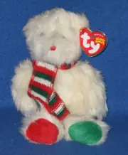 TY MUFFLER the BEAR BEANIE BABY - MINT with MINT TAGS