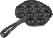 1Pc Mold Baking Tray Cast Grill Pan for DIY Quail Eggs Kitchen Utensil for Outdoor Barbecues Family Cooking