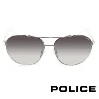 在飛比找momo購物網優惠-【POLICE】義大利質感都會感太陽眼鏡(白-POS8641