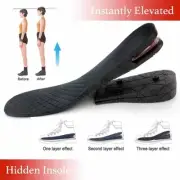 Men's Women Invisible Height Increase Insoles Heel Lift Taller Shoe Inserts Pad