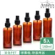 【ANDZEN 安得仁】160ml茶色PET噴霧瓶5入/組(噴霧瓶/分裝瓶/酒精噴霧瓶/香水噴霧瓶)