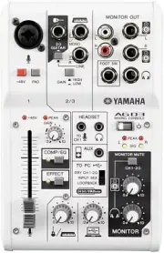 YAMAHA Webcasting Mixer Audio Interface 3 Channels From Japan Y/N