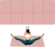 Travel Yoga Mat, Home Pilates Fitness Pad, Portable Non-Slip 6mm Floor Exercise Mat for Home Gym Outdoor Travel Women Men