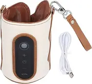 USB Milk Heat Keeper, Portable Bottle Warmer Bag with 26 Levels, Soft Insulated Heating Bag for Travel, Hiking, Camping, Thoughtful Present for New Parents