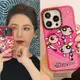 CASETi曾黎同款The Powerpuff Girls飛天小女警貼紙適用iPhone14ProMax手機殼蘋果13Pro可愛12防摔保護11硬殼