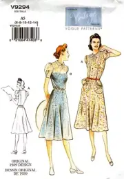 Vogue Sewing Pattern 9294 V9294 Womens Dress Vogue Vintage Reproduction 6-14 NEW
