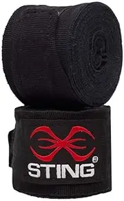 STING SEH-45BK Elasticised Hand Wraps - Black