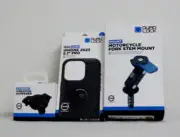 QUAD LOCK KIT APPLE iPHONE 15 PRO MAG Case, Dampener, Fork Stem Mount *EXPRESS*