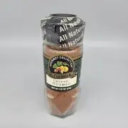 Sealed GROUND NUTMEG Vintage McCormick Spice Jar Spice Bottle Black Lid New