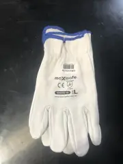 MAXISAFE CowGrain Leather Riggers Gloves | White