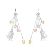 Disney Couture Kingdom - Frozen 2 - Elsa Drop Earrings White Gold