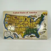 Not the whole puzzle READ FIRST - U.S.A Capitals & State Outlines Melissa & Doug