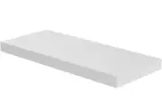 White Wooden Floating Shelf, Wall Shelf 30" x 12.75" with Invisible Brackets