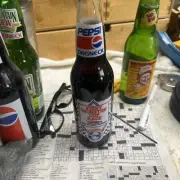 Vintage Pepsi Bottle Longneck Richard Petty # 43 1984 1st Winston Cup Race