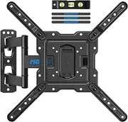 MOUNTUP TV Wall Mounts TV Bracket for Most 26-60 Inches TVs, Full Motion TV Wall Mount with Swivel and Extend 19 Inch, TV Mount with Swivel Articulating Support, Max VESA 400x400mm, MU0009