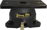 Johnny Ray JR-207 Marine 1.25 by 5.5-Inches Top Lever Release Portable Sonar Swivel Mount, Black Finish