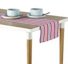 Red & Blue Multi Stripe Table Runners - 12"x72" or 14"x108"