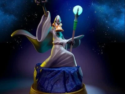 UNPAINTED Daffy Duck Wizard Looney Tunes Diorama 3d Printed Model Kit