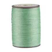 Thin Waxed Thread 175 Yards 0.45mm Dia Polyester Wax-Coated Cord Pale Green
