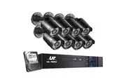 UL-tech CCTV Security System 8CH DVR 8 Cameras 4TB Hard Drive