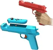 GAMSURFING Shooting Game Gun for Switch/Switch OLED Controller[2 Pack],Game Gun Hand Grip Motion Controller Shooting Games,for Nintendo Switch Shooter Hunting Games（No Motion Sensor）