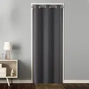 [Joydeco] Doorway Curtains, Closet Curtains for Bedroom, Interior Room, Pantry - Smooth Touch & Dense Fabric, Accordion Door With Ease Open & Close