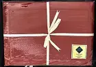 Set of 4 Burgundy Deep Red Benson Mills Prego Waffle Placemats 13 x 18"
