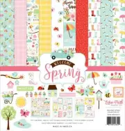 Echo Park - Welcome Spring - 12x12 Collection Kit Scrapbook Papers + Stickers