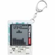 SUPREME/TETRIS MINI Clear LCD Rechargeable Handheld Game Device & Keychain