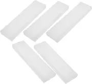 IWOWHERO Travel-friendly Tongue Scraper Organizer 5pcs Plastic Case for Stainless Tongue Scrapers